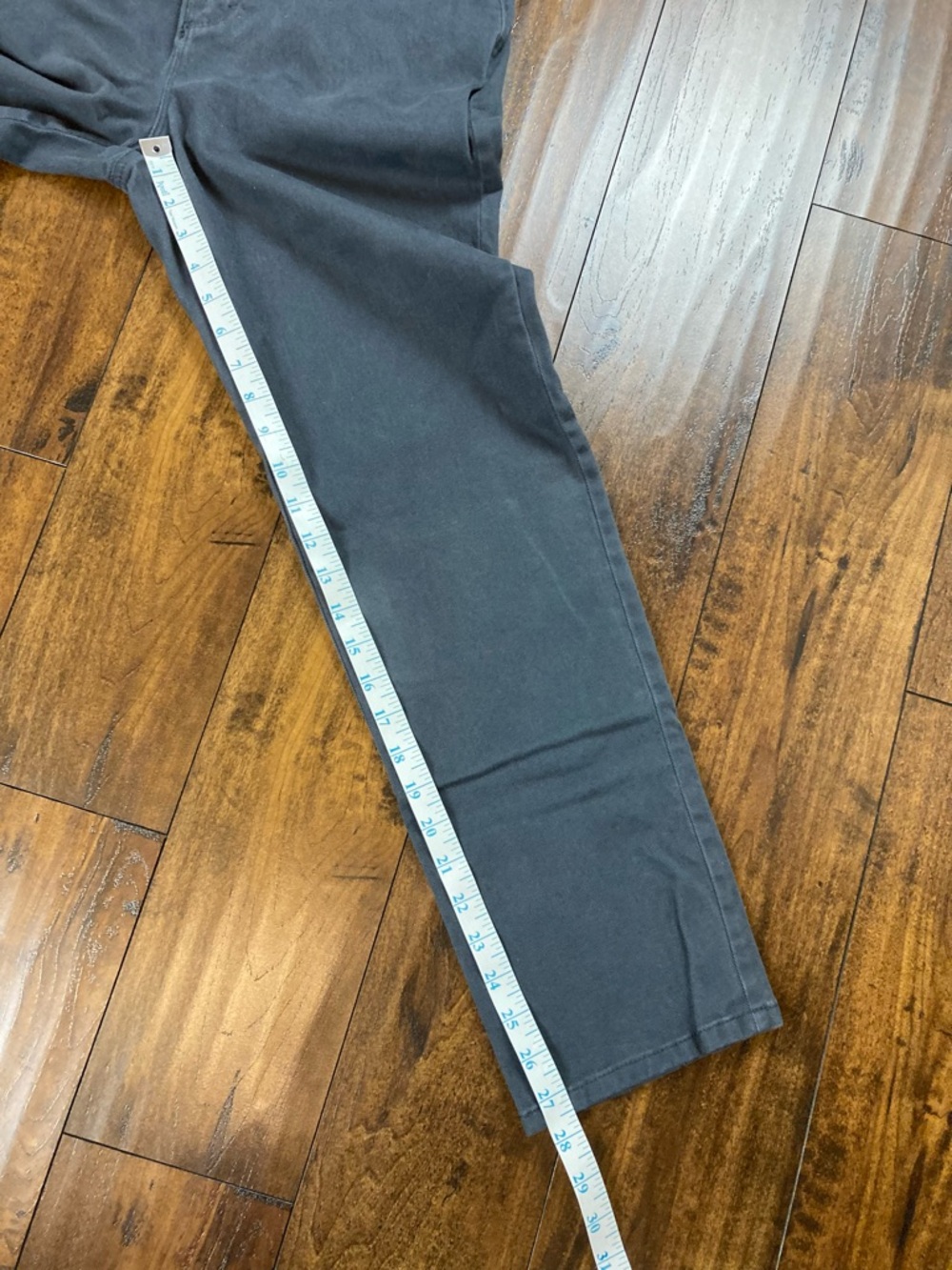 GLORIA VANDERBILT Women’s Amanda Jeans Charcoal Gray Straight Leg Size 8 Short - Picture 10 of 13
